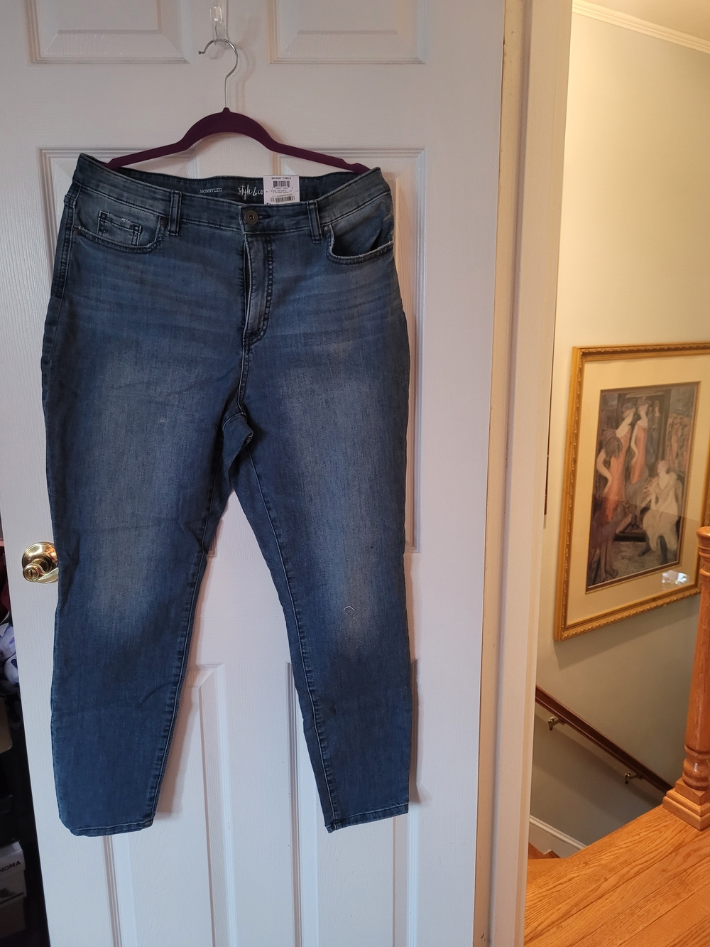Style & Co. Slim Fit Mid-Blue Skinny Jeans